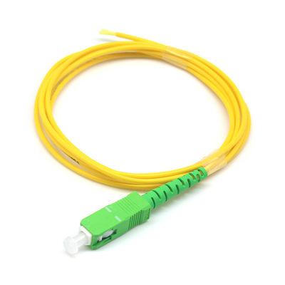 1M 1.5M SC APC Pigtail de Fibra Ótica G652A1 ou A2 Para Rede de Banda Larga de Fibra
