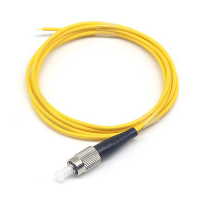 Montagem multimodo e monomodo de pigtail de fibra óptica com conector FC UPC