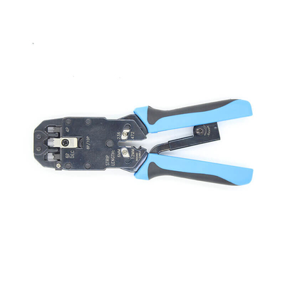 Ferramenta industrial RJ-45 RJ-12 RJ-11 de esmagamento com stripper