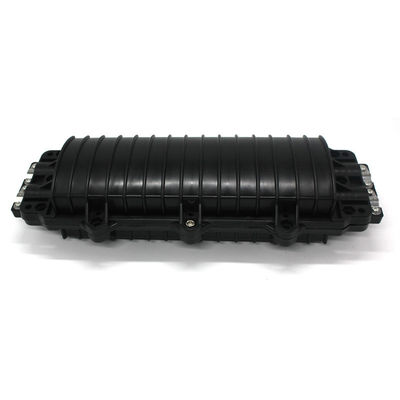 PP ABS 24 Cores Inline Fiber Optic Enclosure with 2 In 2 Out Ports for Secure Splicing