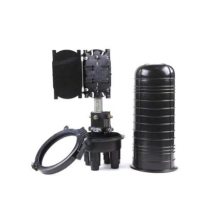 24 núcleos impermeável IP65 fechamento de embraiagem de fibra óptica com 2 em 2 portas de saída tipo domo