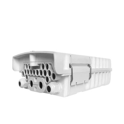 Caixa de Distribuição de Fibra Óptica em Material PC+ABS de 32 Núcleos para Uso Interno e Externo
