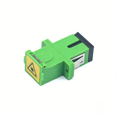 Telecomunicações Fibra Óptica SC APC Adaptador com Obturador Automático Flip Perda de inserção de 0,2 dB e Durabilidade de 500 ciclos