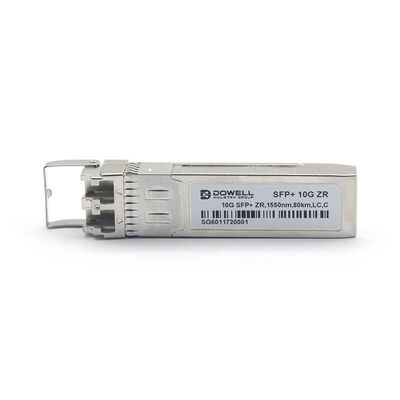 Transceptores SFP SMF duplex LC 10G ZR 1550nm 80km 9/125 μm