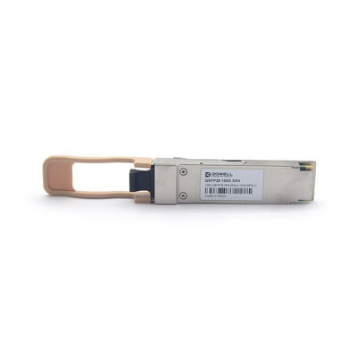 100G SR4 Single MPO-12 100m Fibra QSFP28 Transceivers Module