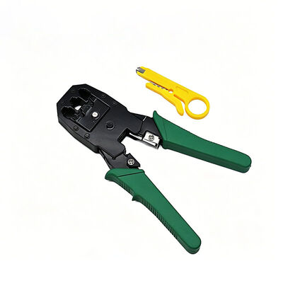 Ferramenta de crimpagem de rede modular 3 em 1 de aço de alto carbono RJ11/RJ12/RJ45