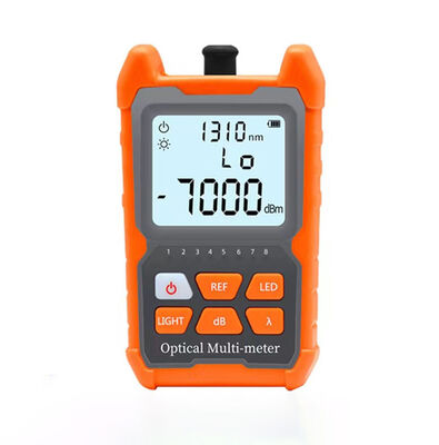 FTTH Mini Multifuncional Medidor de Potência Óptica e Teste de Cabos com 850 nm a 1625 nm de Comprimento de Onda