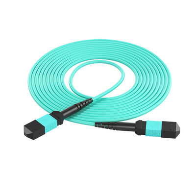 Cabo de Fibra Óptica MPO-MPO OM3/OM4 Multimodo 8F/12F/16F/24F 1m/2m/3m/5m/10m
